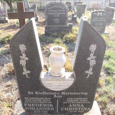 RICHTER Frederik Johannes 1926-1998 &  Anna Christina 1923-