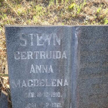 STEYN Gertruida Anna Magdalena 1910-1961