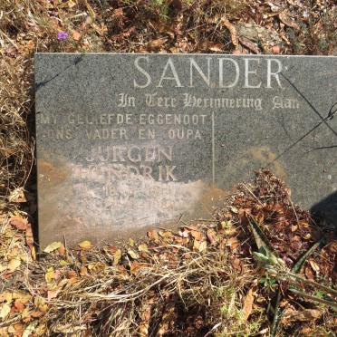 SANDER Jurgen Hendrik 1913-1988