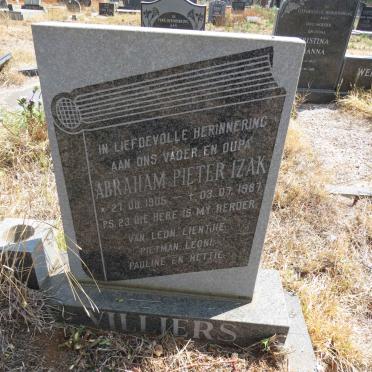 VILLIERS Abraham Pieter Izak, de 1905-1987