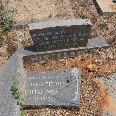 WINTERBACH Jacobus Petrus Johannes 1920-?