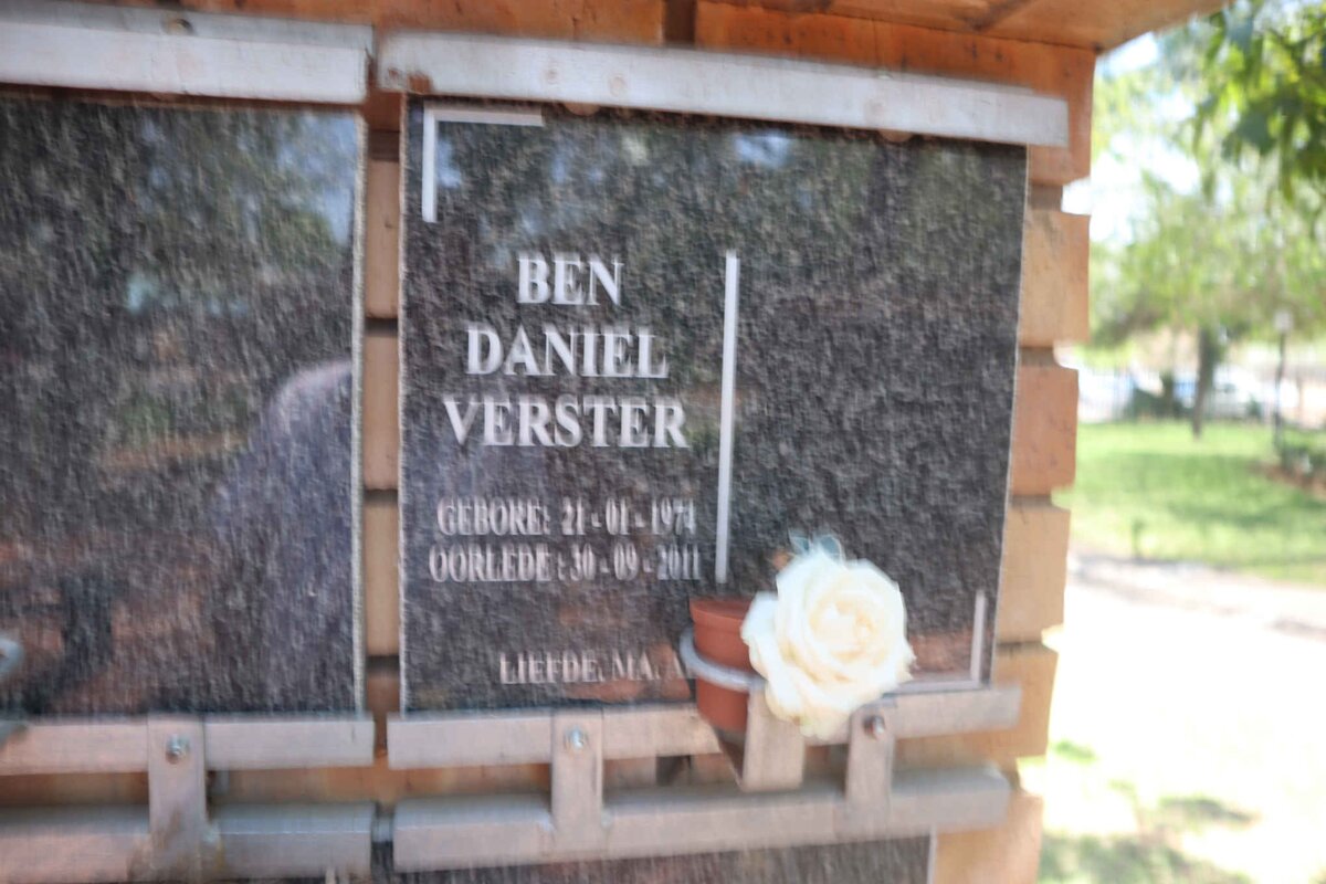 VERSTER Ben Daniel 1974-2011