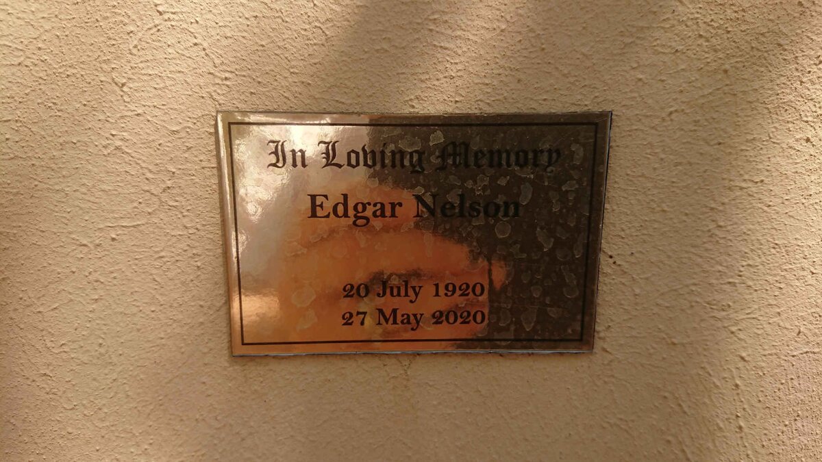NELSON Edgar 1920-2020