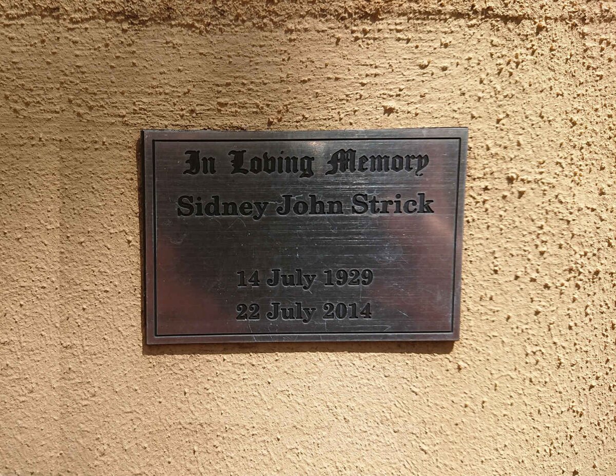 STRICK Sidney John 1929-2014