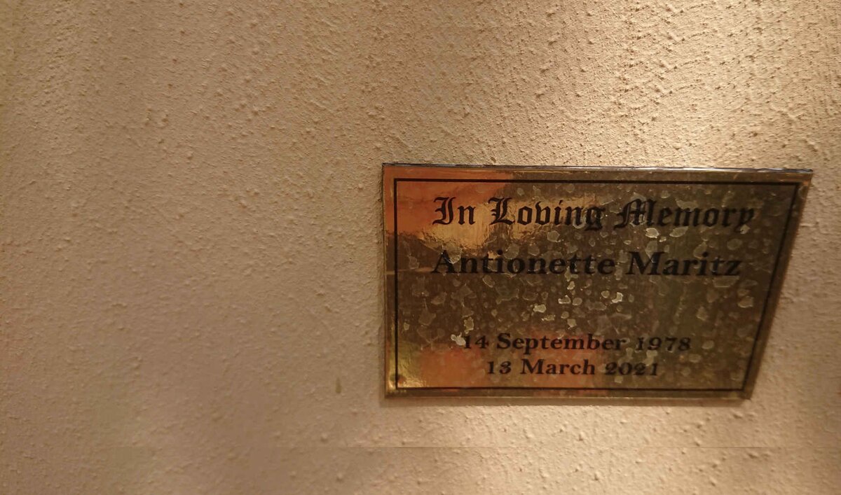 MARITZ Antionette 1978-2021