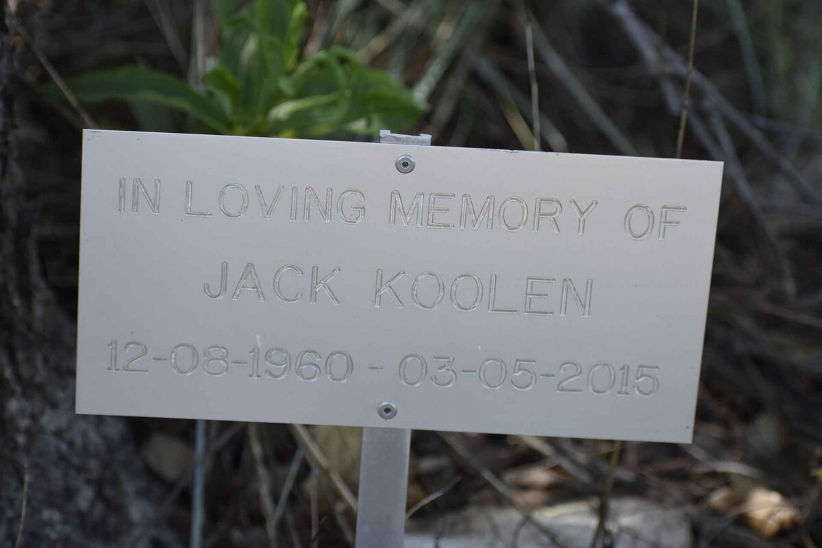 KOOLEN Jack 1960-2015