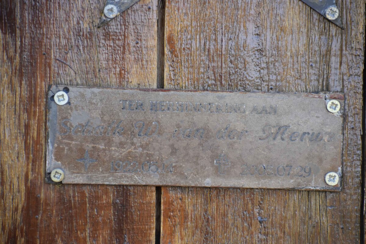 MERWE Schalk, van der 1922-2005