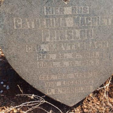 PRINSLOO Catherina Magrietha nee BREYTENBACH 1881-1953