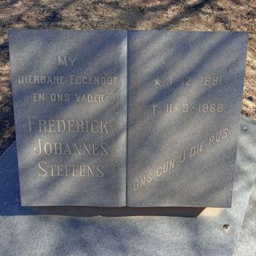 STEFFENS Frederick  Johannes 1891-1968