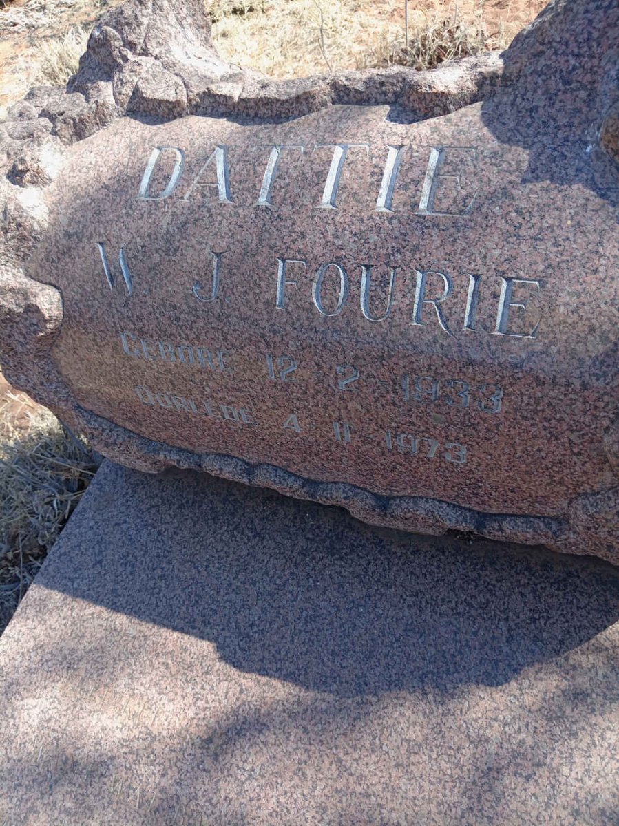 FOURIE W.J. 1933-1973