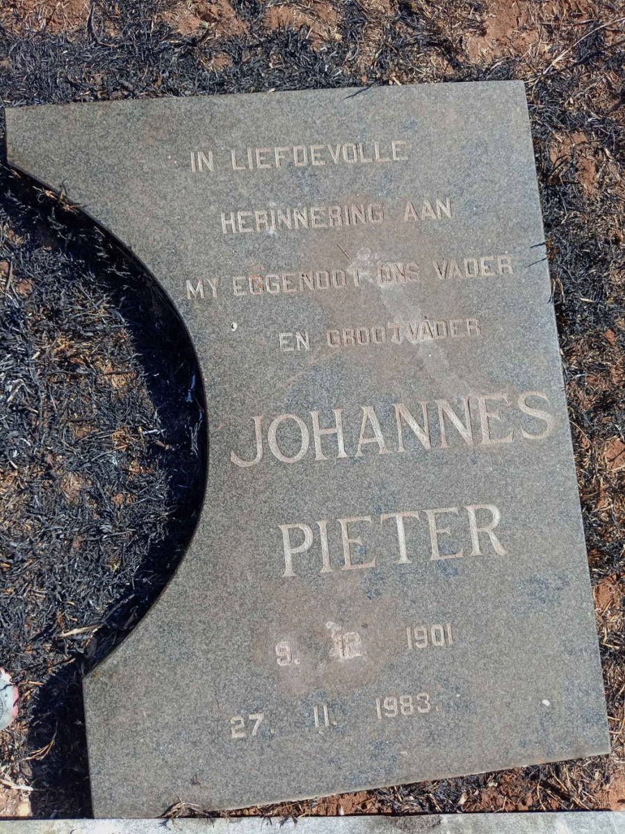 ? Johannes Pieter 1901-1983