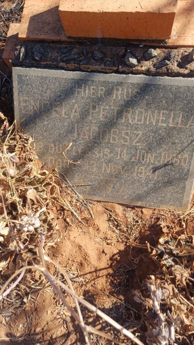 JACOBSZ Engela Petronella nee DU PLESSIS 1860-1941