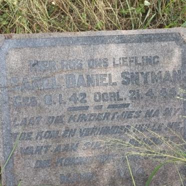 SNYMAN Sarel Daniel 1942-1944