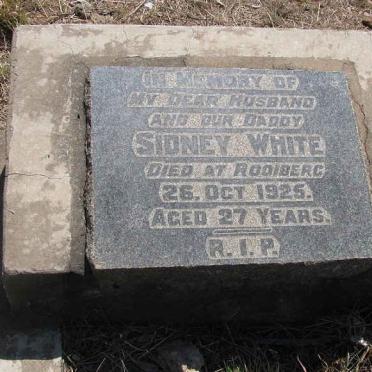 WHITE Sidney -1925