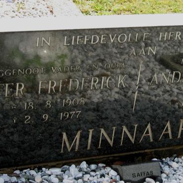 MINNAAR Pieter Frederick 1908-1977 &amp;  Andries Hendrik POTGIETER 1915-2006