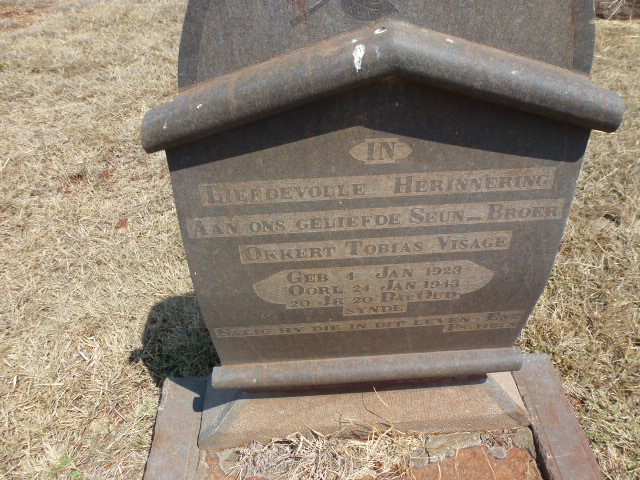 VISAGE Okkert Tobias 1923-1943