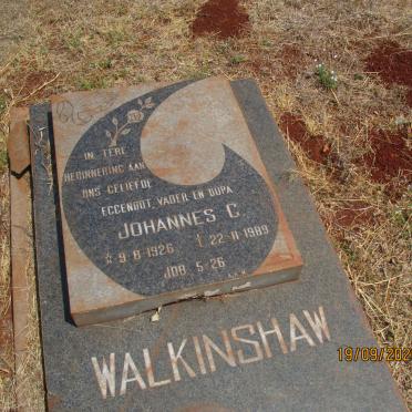 WALKINSHAW Johannes C. 1926-1989