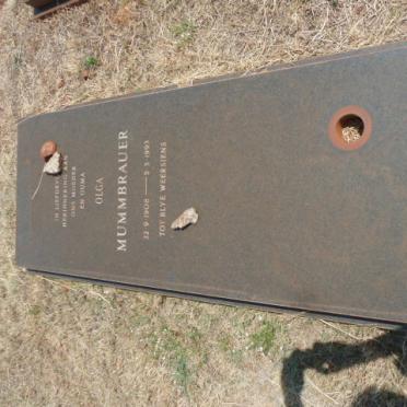 MUMMBRAUER Olga 1908-1993