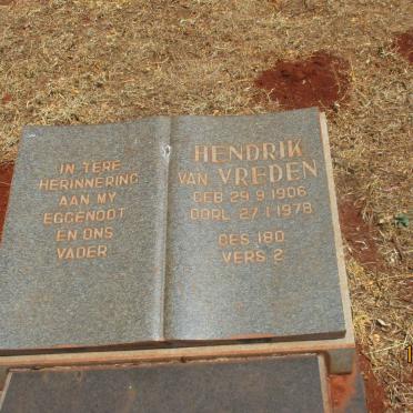 VREDEN Hendrik, van 1906-1978