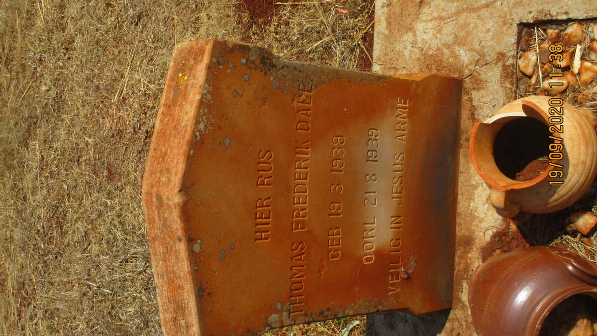 DALE Thomas Frederik 1939-1939