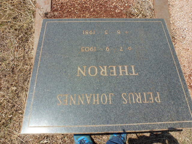 THERON Petrus Johannes 1905-1981