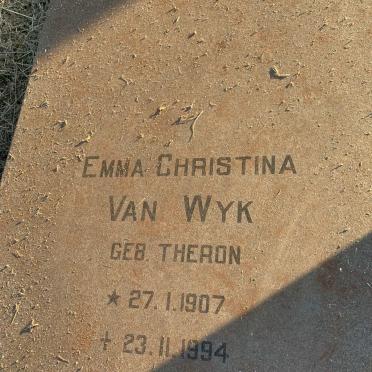 WYK Emma Christina, van nee THERON 1907-1994