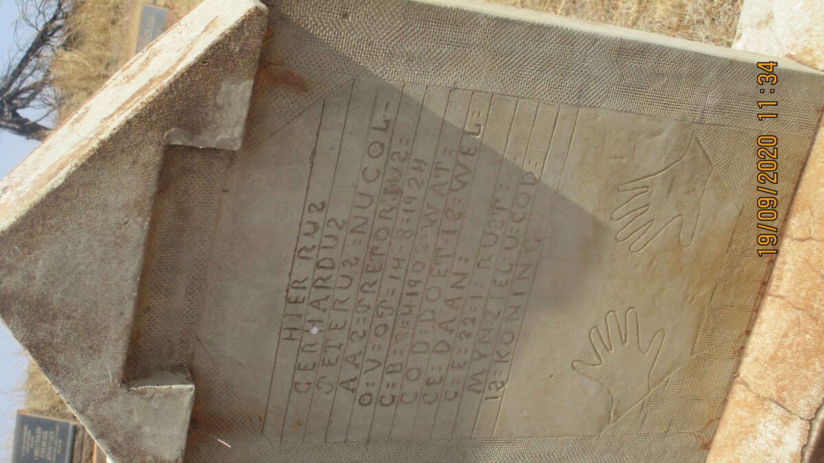 PRETORIUS Gerhardus Peterus Nucolaas 1902-1924