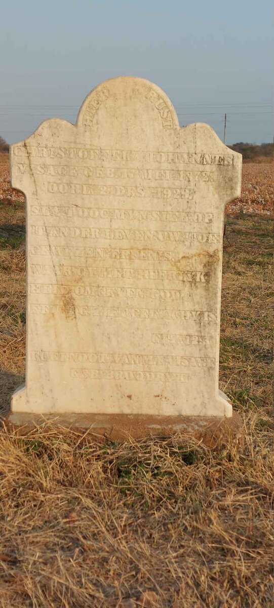 VISAGE Christoffel Johannes 1872-1929