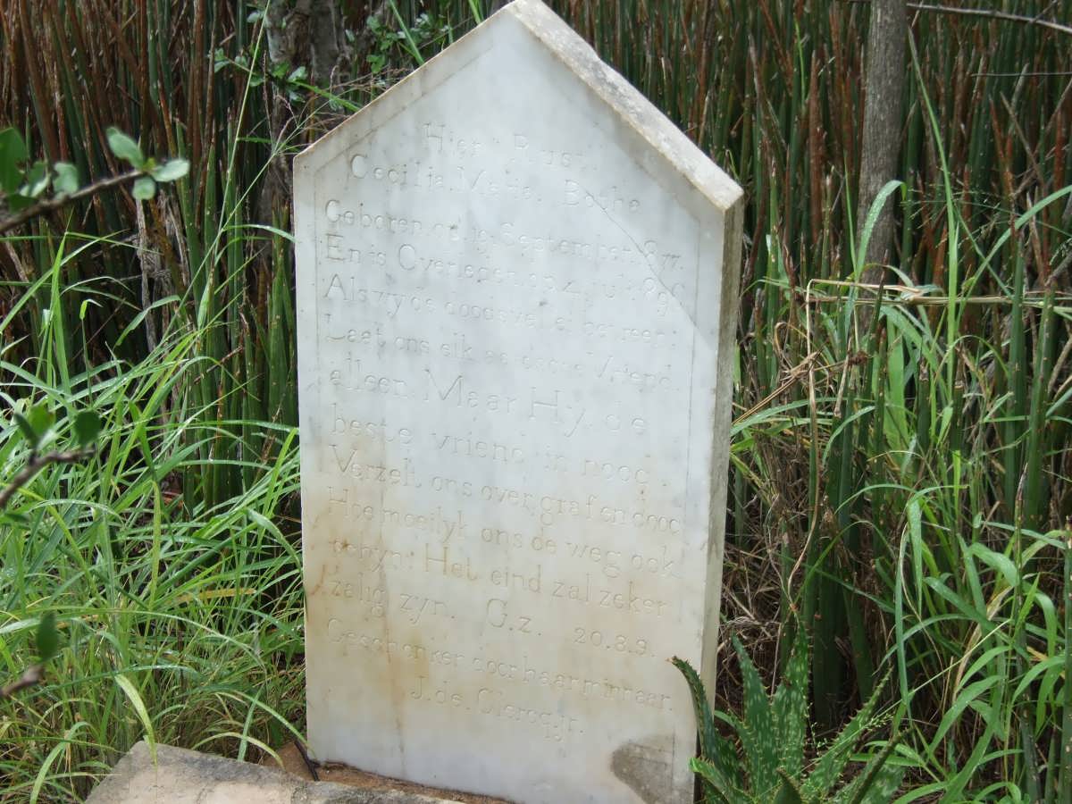 BOTHA Cecilia Maria 1877-1896