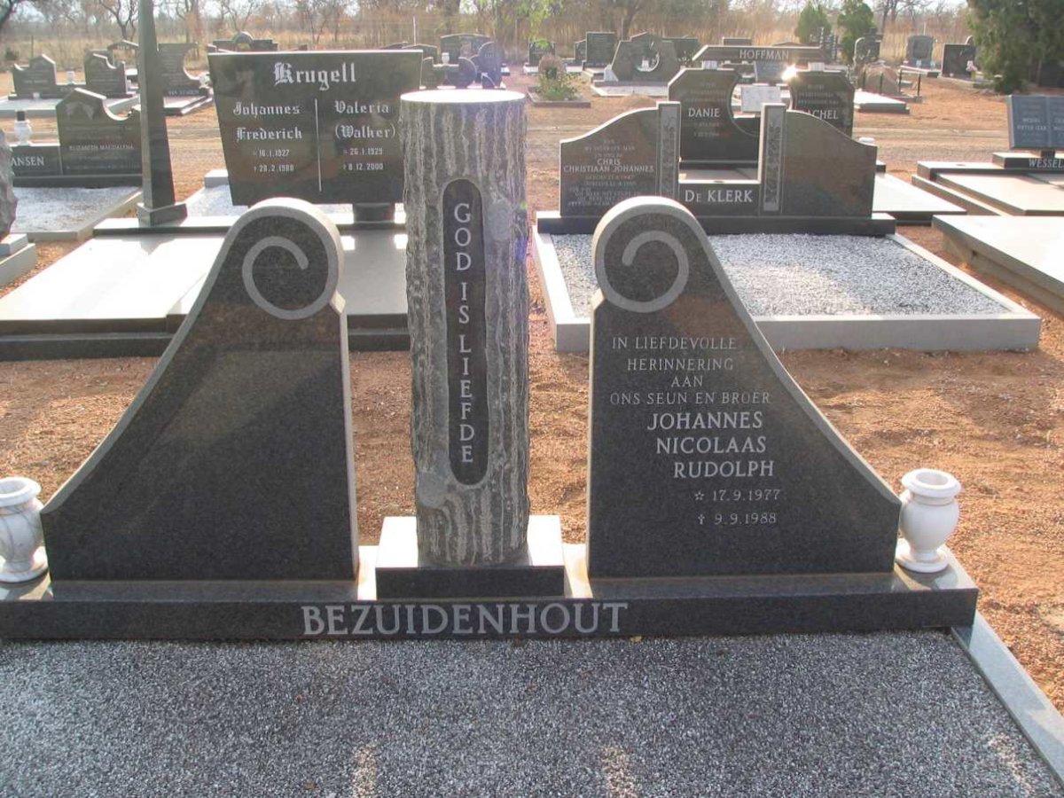 BEZUIDENHOUT Johannes Nicolaas Rudolph 1977-1988