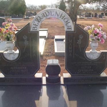 BEZUIDENHOUT Alexander Joseas Fritz 1918-1989 &amp; Hester Gertruida 1917-1992