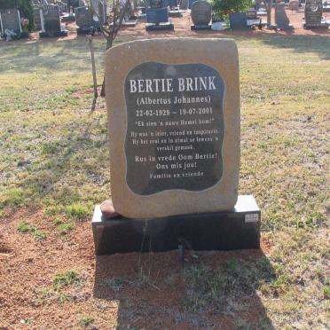 BRINK Albertus Johannes 1929-2001