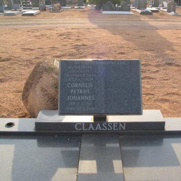 CLAASSEN Cornelis Petrus Johannes 1918-1988