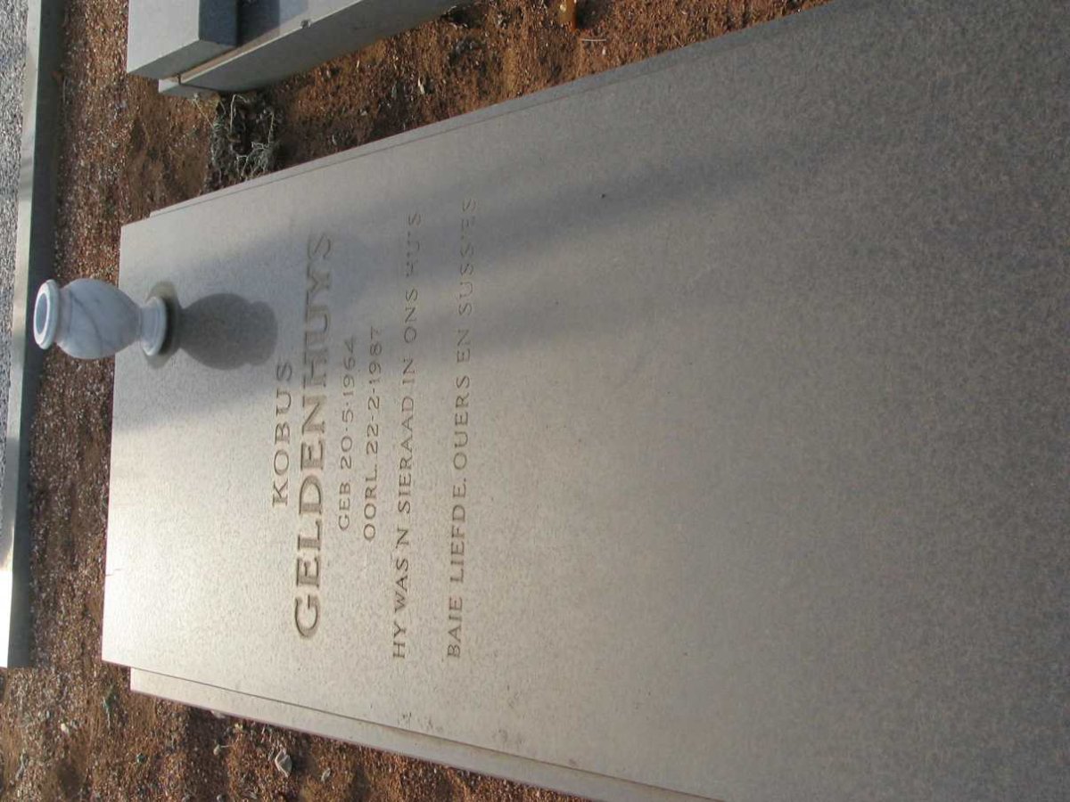 GELDENHUYS Kobus 1964-1987