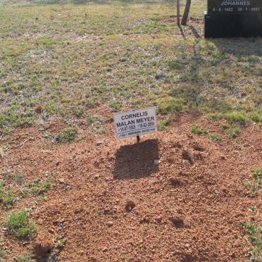 MEYER Cornelis Malan 1925-2009