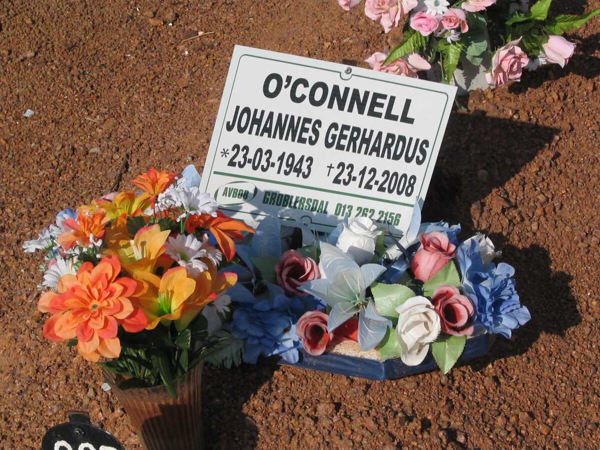 O'CONNELL Johannes Gerhardus 1943-2008
