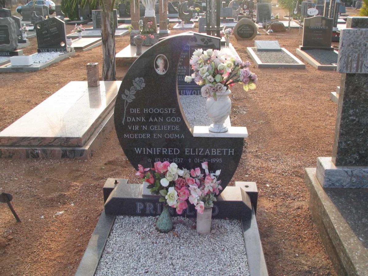 PRINSLOO Winifred Elizabeth 1937-1995