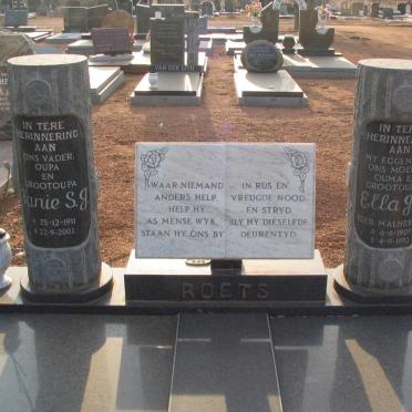 ROETS S.J. 1911-2001 &amp; E.J.J. MALHERBE 1909-1993