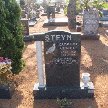 STEYN Raymond Claude 1969-1999