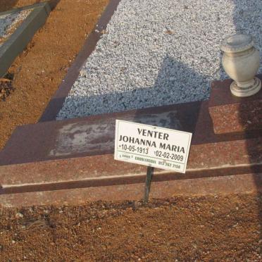 VENTER Johanna Maria 1913-2009
