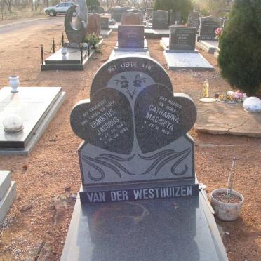 WESTHUIZEN Ernistus Jacobus, van der 1947-1993 &amp; Catharina Magreitha 1950-