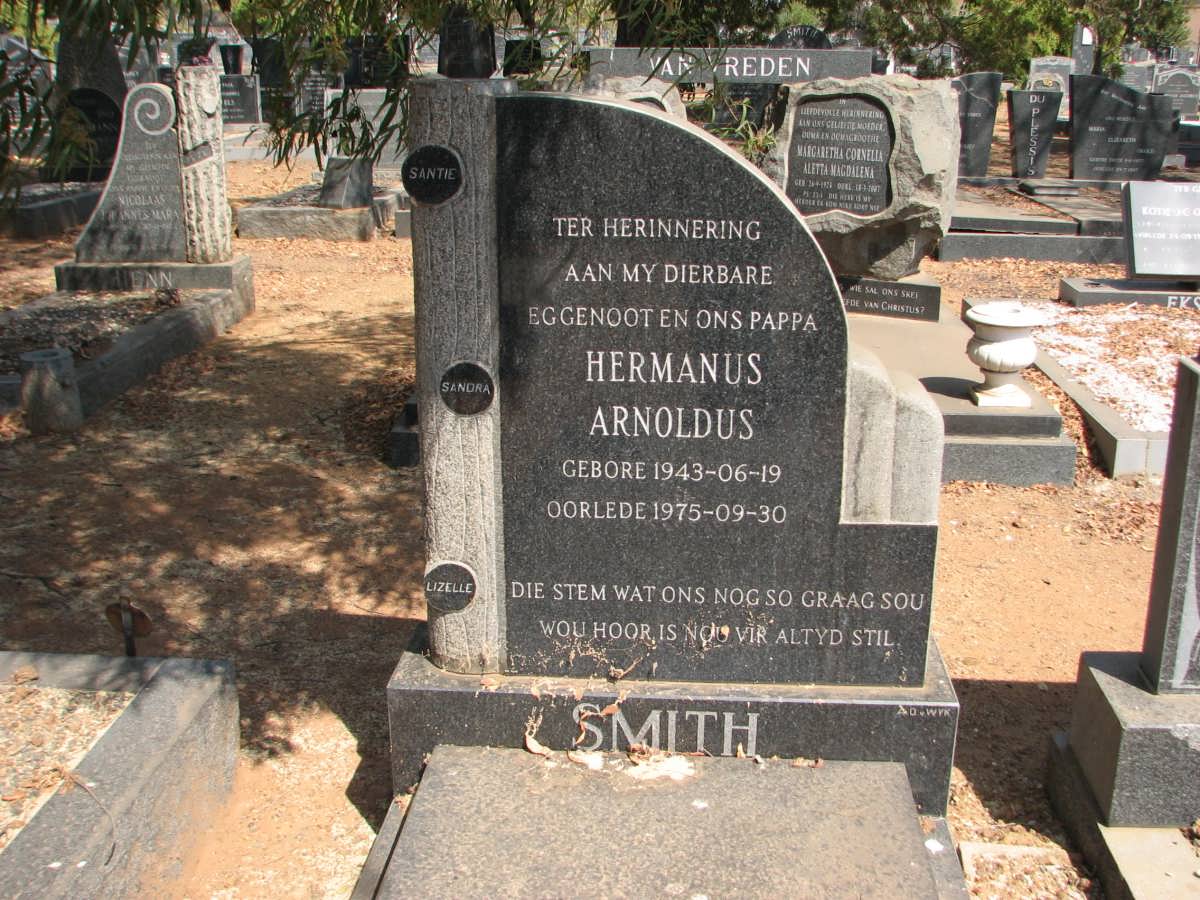 SMITH Hermanus Arnoldus 1943-1975