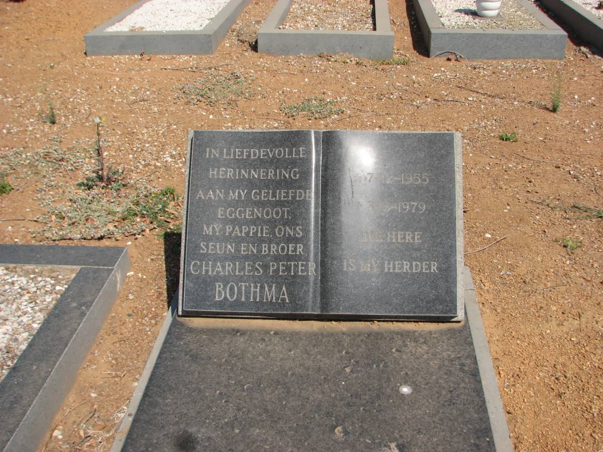BOTHMA Charles Peter 1955-1979