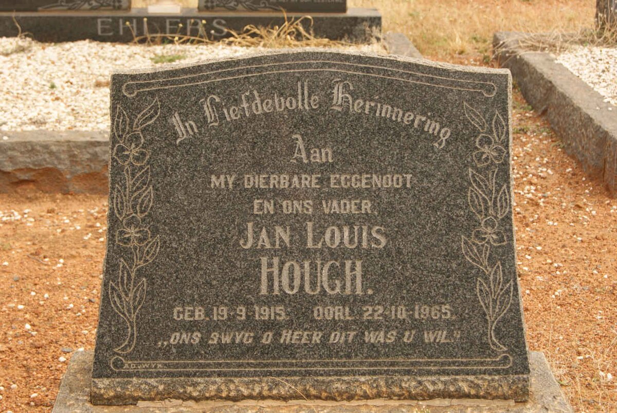 HOUGH Jan Louis 1915-1965