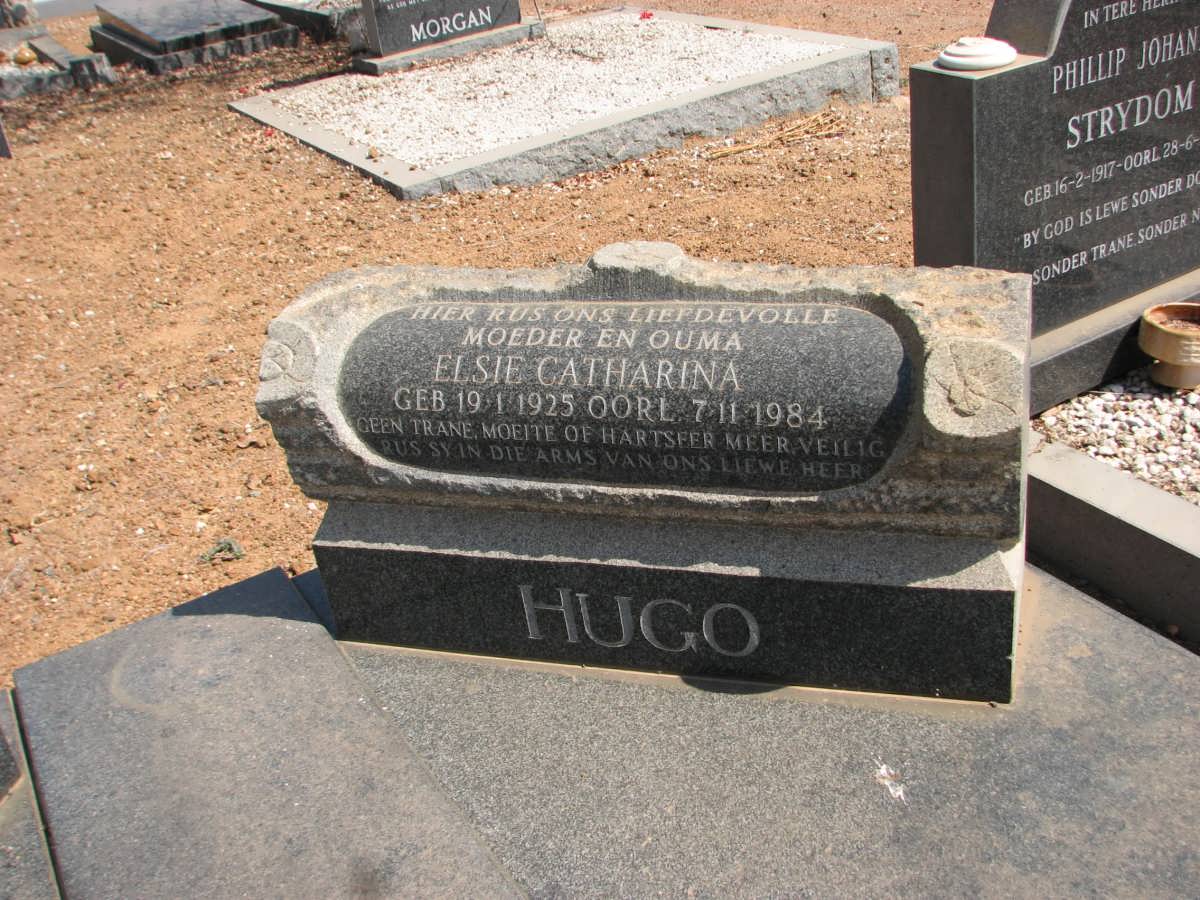 HUGO Elsie Catharina 1925-1984
