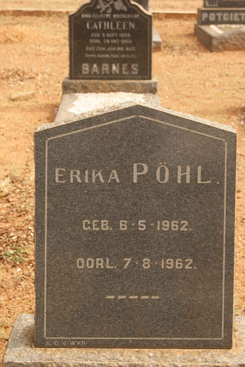 PÖHL Erika 1962-1962