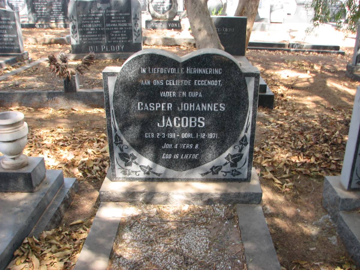 JACOBS Casper Johannes 1911-1971