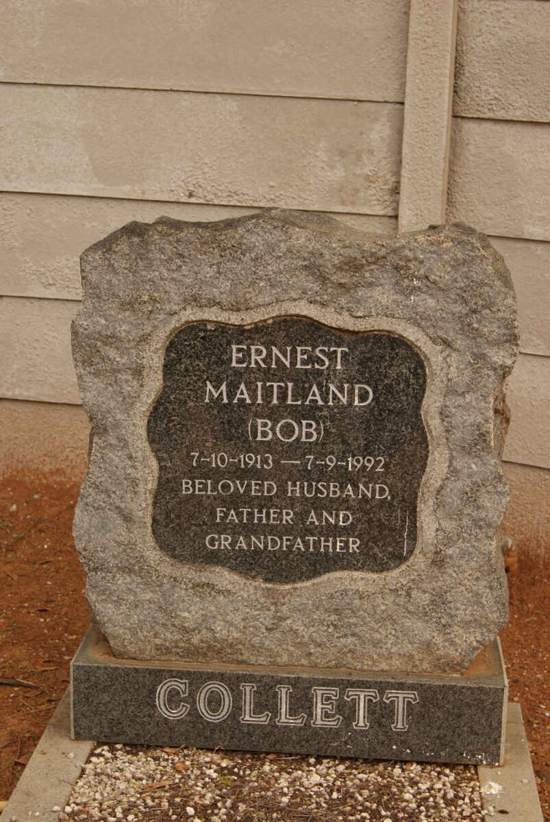 COLLETT Ernest Maitland 1913-1992