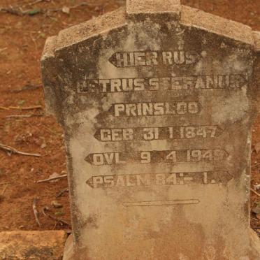 PRINSLOO Petrus Stefanus 1847-1949