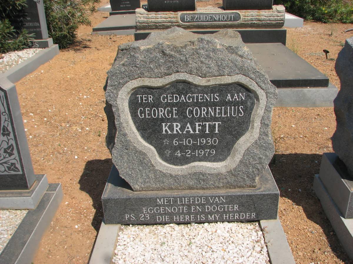 KRAFT George Cornelius 1930-1979